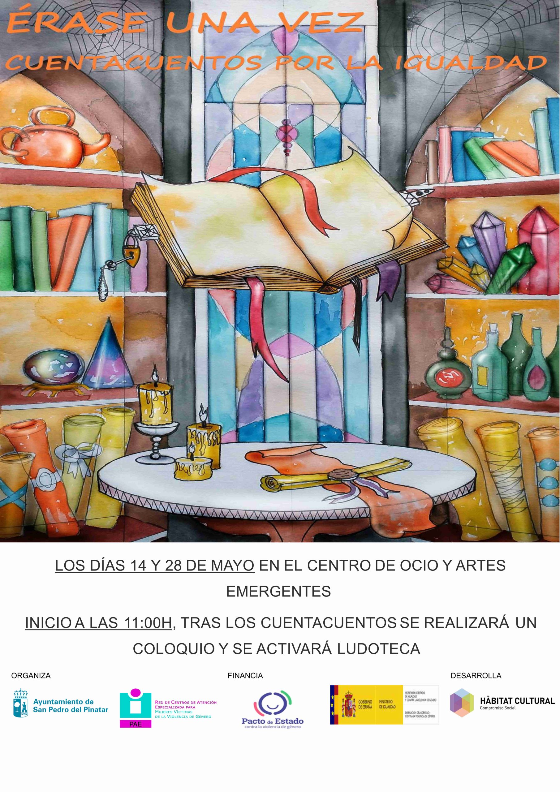 Bienestar Social programa cuentacuentos por la igualdad para toda la familia