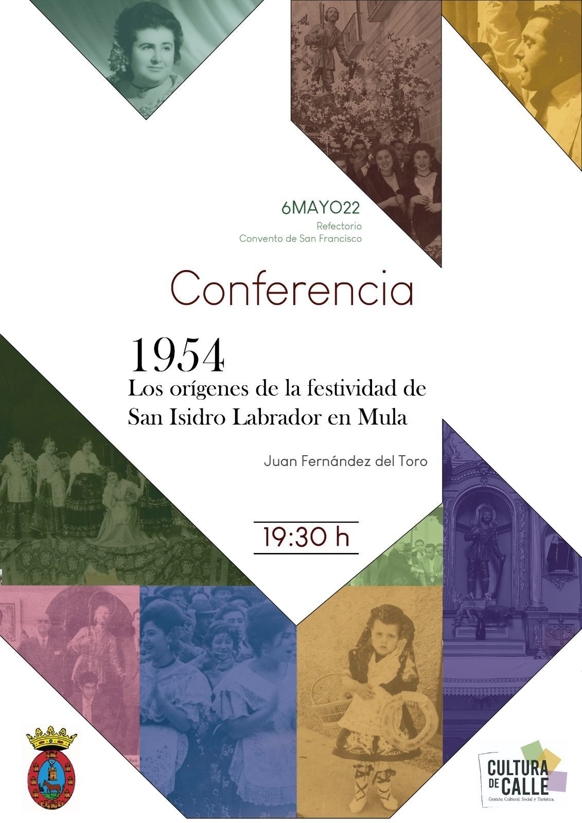 FESTEJOS | Conferencia etnográfica "1954 el origen de la festividad de San Isidro Labrador de Mula" - 6 de mayo