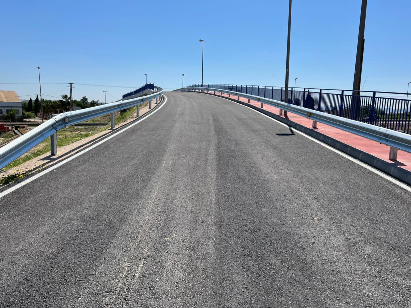 Finalizan las obras de reparación del puente hacia El Paraje sobre la N-344