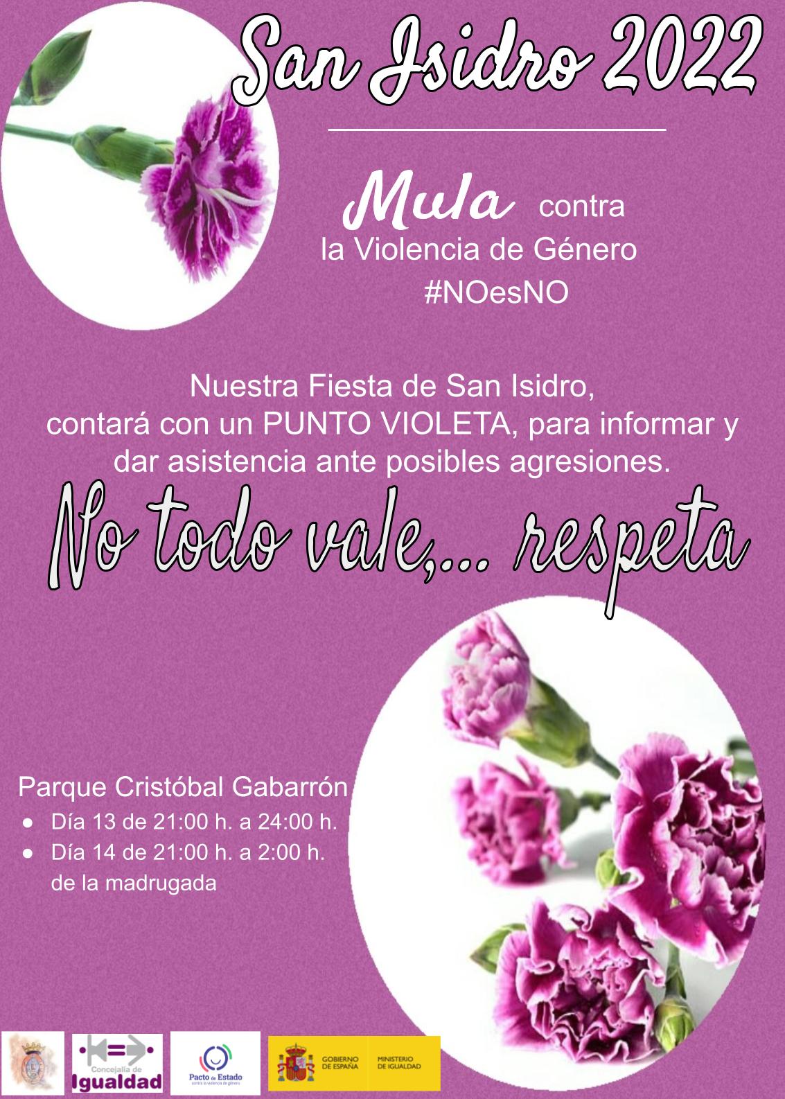 IGUALDAD | La Fiesta de San Isidro de Mula contará con un “Punto Violeta'' para información y asistencia de posibles agresiones