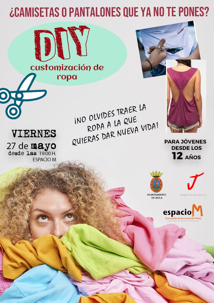 JUVENTUD | Taller de customización de ropa - 27 de mayo
