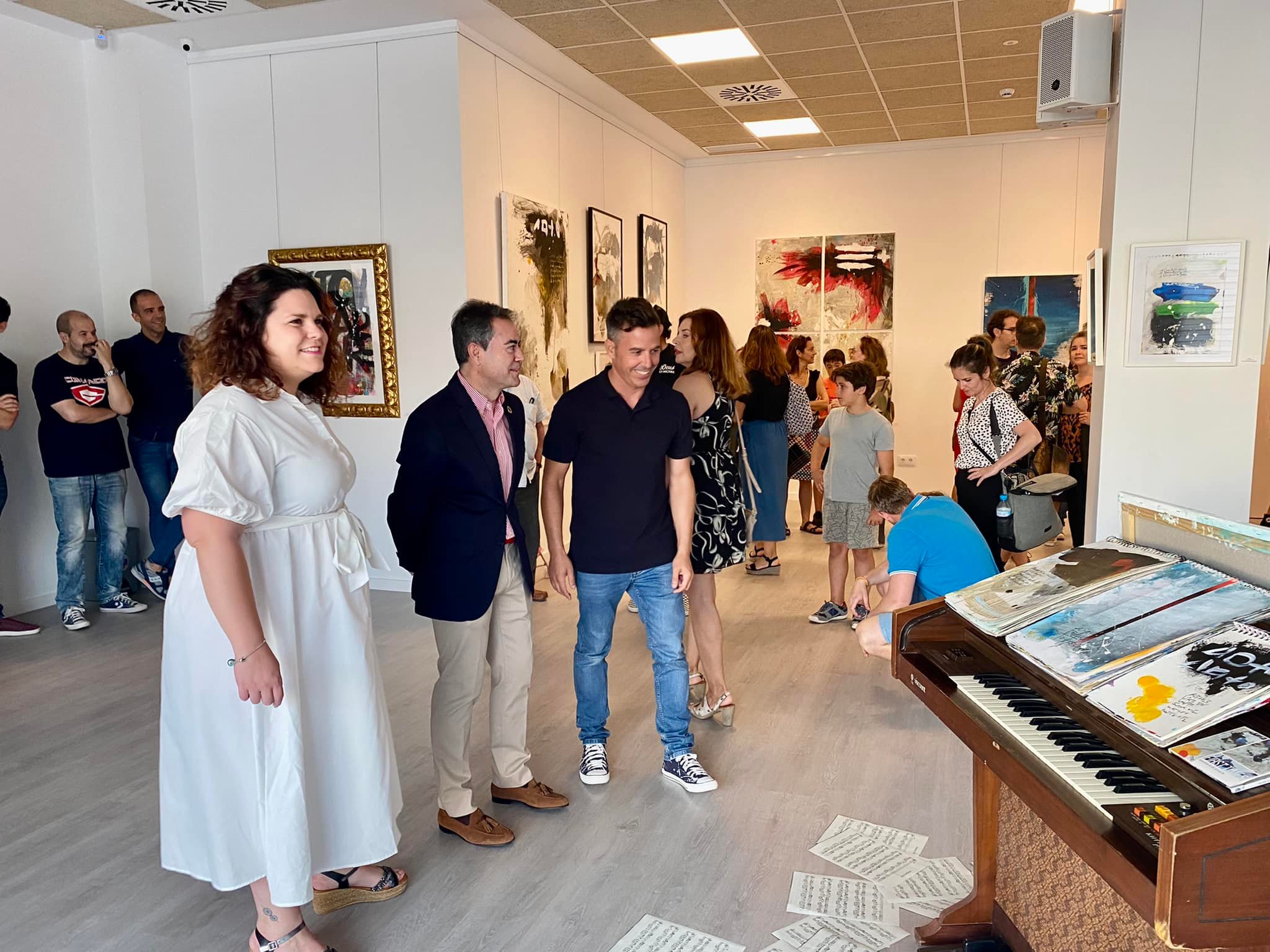 Lorquí recoge la obra del artista plástico Omar Daf hasta el 23 de septiembre
