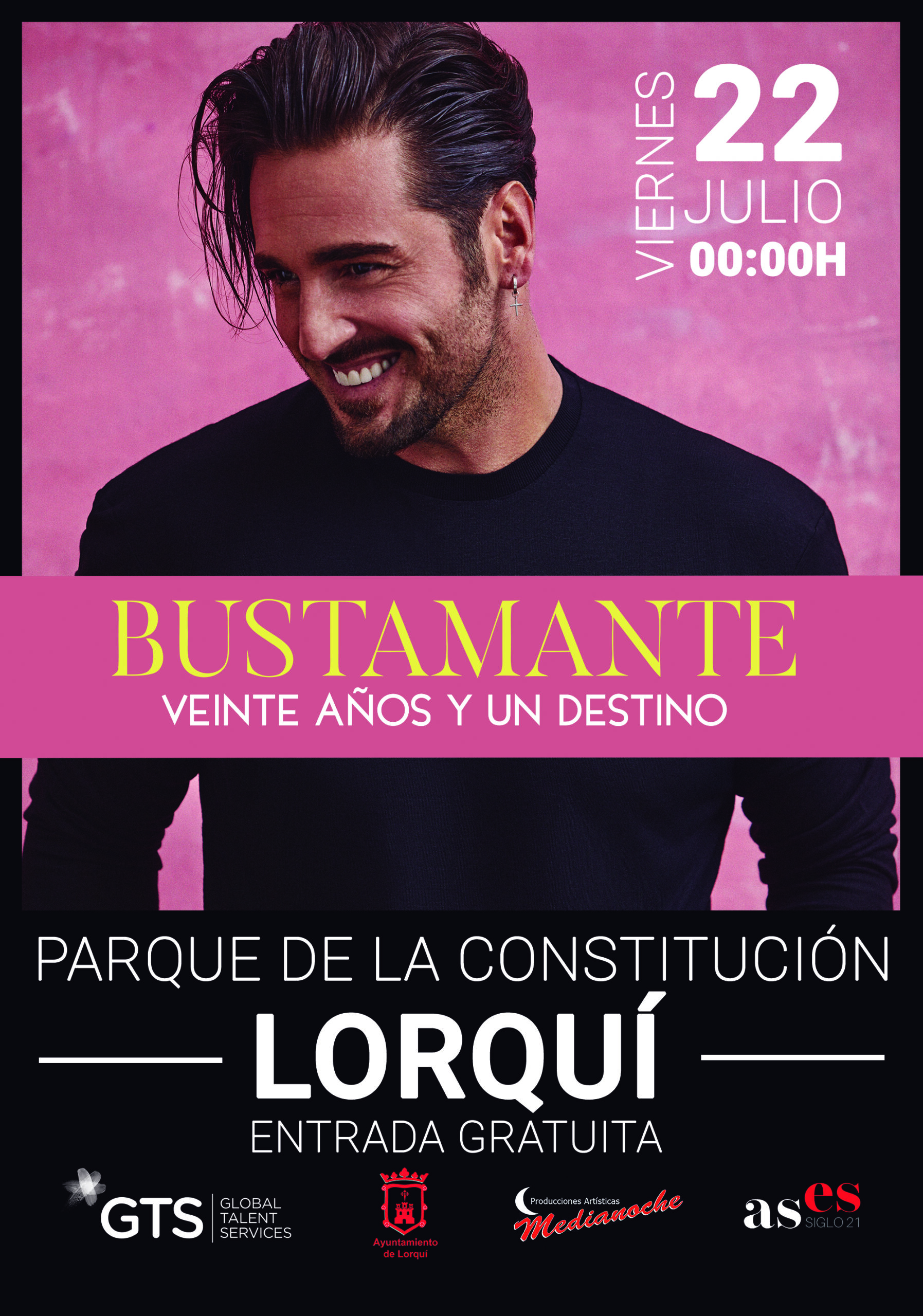 Bustamante será uno de los principales atractivos del programa de Fiestas de Santiago Apóstol