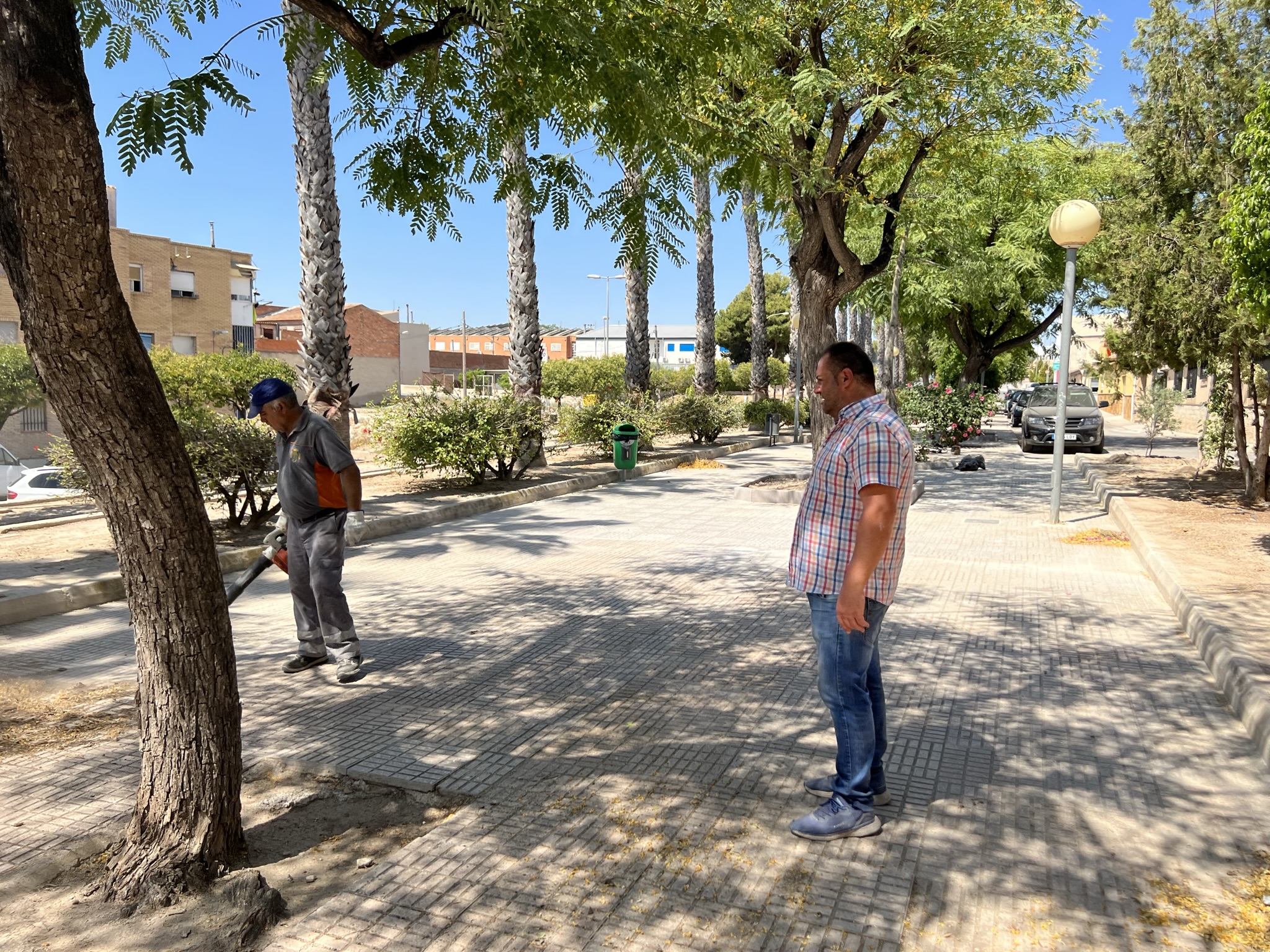 La Concejalía de Obras y Servicios completa la reparación del Jardín de la Esperanza