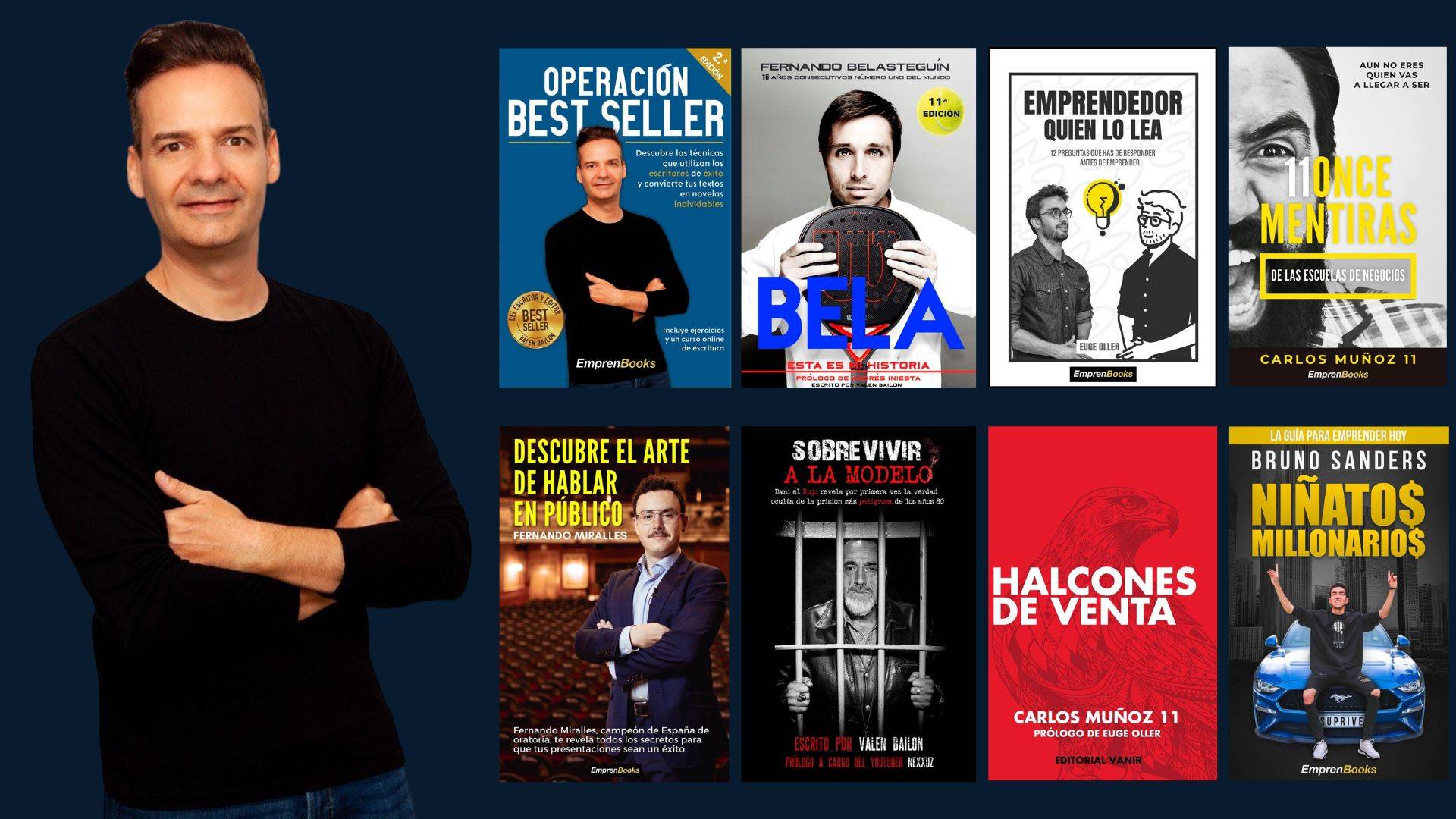 El escritor y editor que ha ayudado a los mejores influencers, empresarios y emprendedores a escribir y publicar sus libros, Valen Bailon