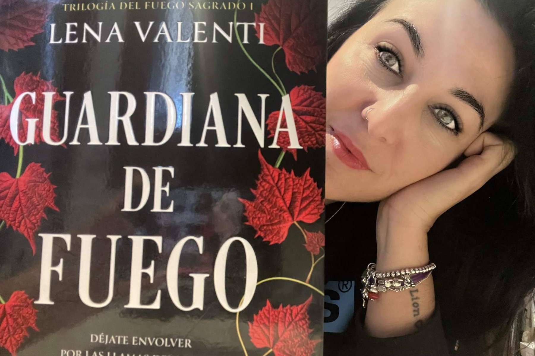 Lena Valenti, la escritora bestseller badalonense, presenta su sorprendente trilogía del 'Fuego Sagrado'