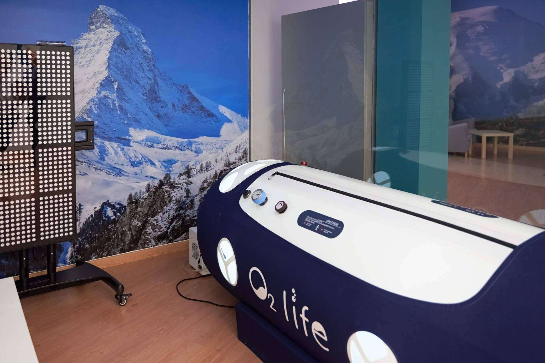 O2 Life tiene una tienda showroom ubicada en Sabadell de oxigenación hiperbárica