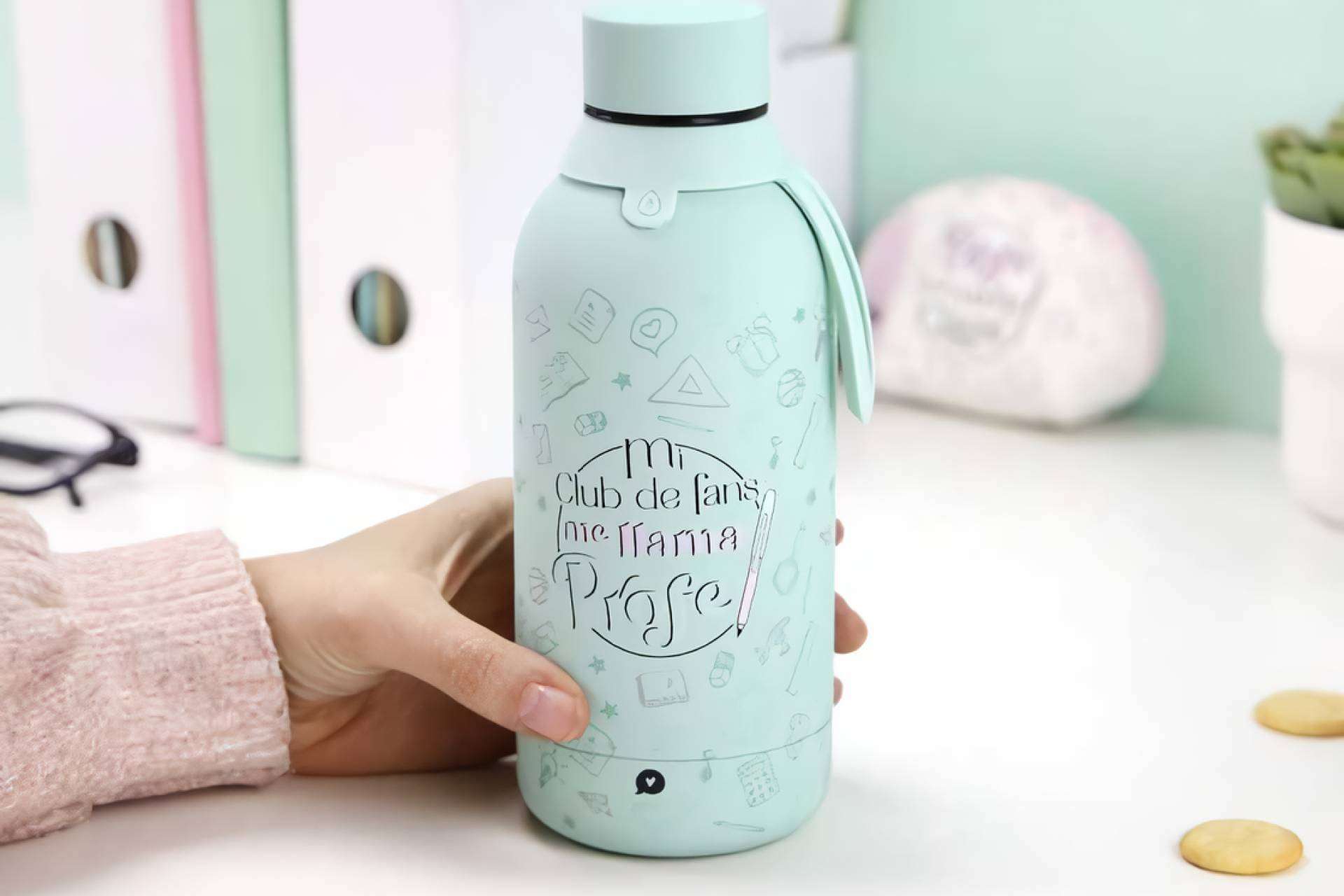 Botella térmica de acero inoxidable, una buena opción para mantener las bebidas en la temperatura ideal