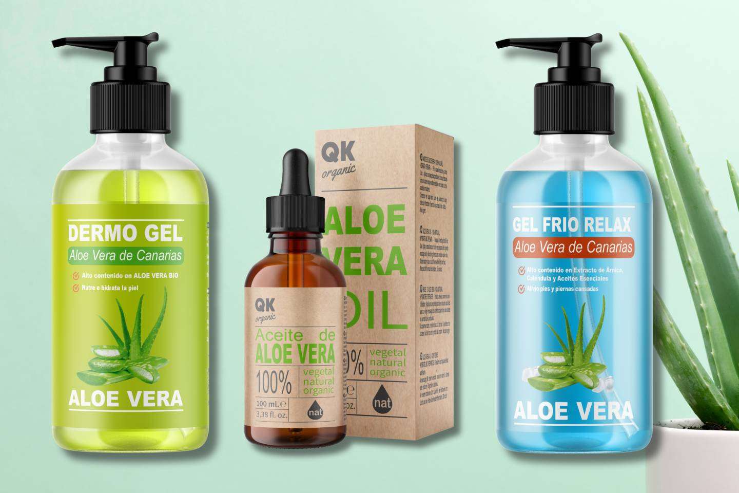 El empleo del aloe vera en cosmética y sus beneficios, por QKnatur