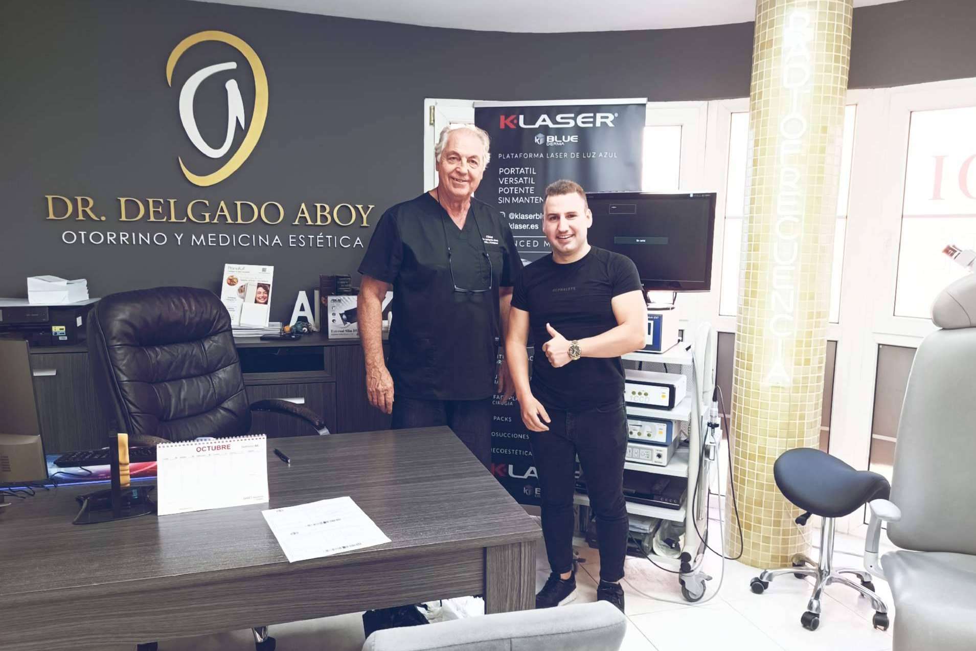 OSCAR PEREZ MADOLELL, conocido artísticamente como DJ Oscar, acude al especialista Jesús Francisco Delgado Aboy, otorrinolaringólogo, para una reducción de cornetes sin cirugía en Melilla