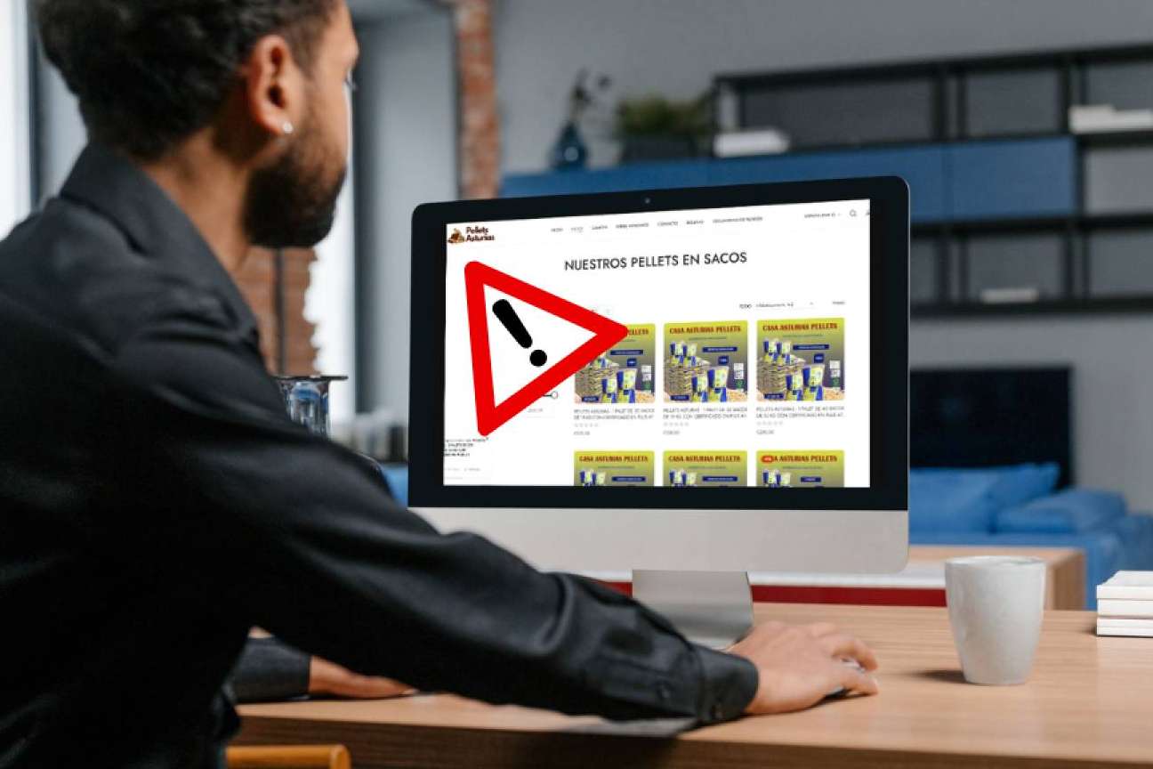 Alerta, crece el número de webs fraudulentas en la venta de pellets ante la llegada del frío