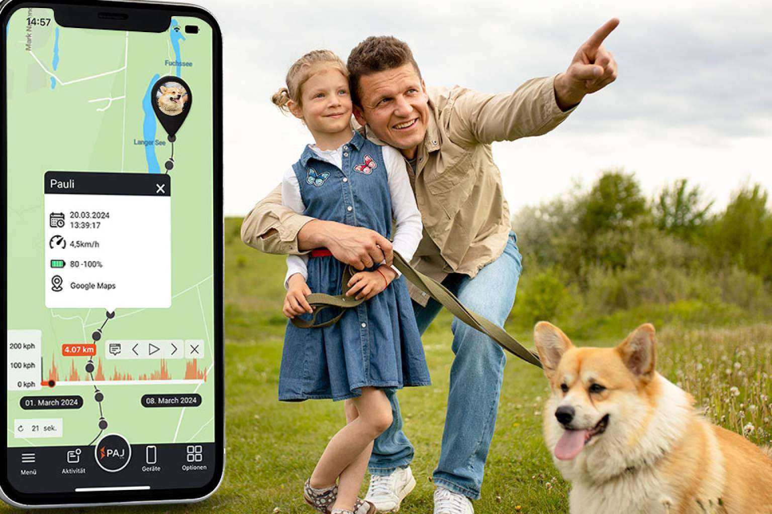 Un localizador GPS; un original y práctico regalo para el Día del Padre