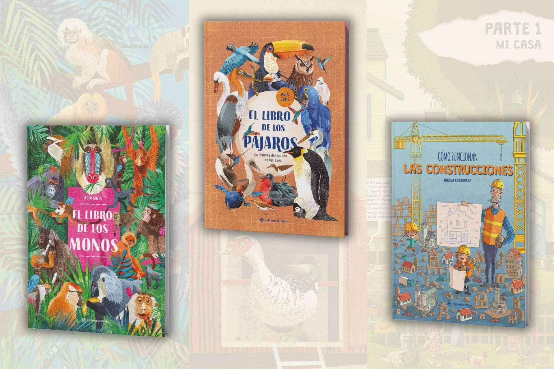 Descubriendo el mundo a través de la lectura; monos, pájaros y construcciones para pequeños exploradores