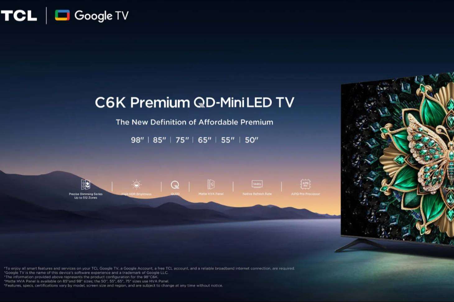 TCL revoluciona el entretenimiento en casa con la TV TCL C6K; tecnología QD-Mini LED