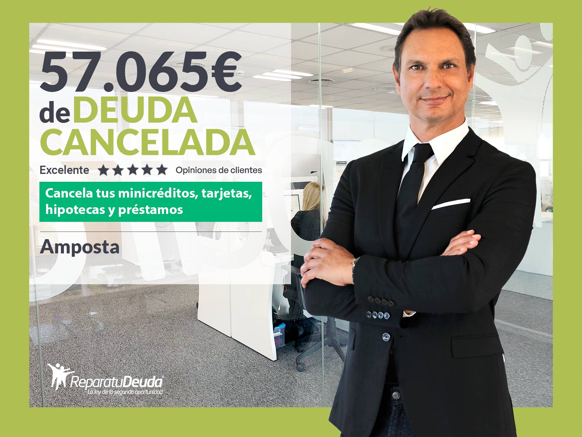Repara tu Deuda Abogados cancela 57.065 € en Amposta (Tarragona) con la Ley de Segunda Oportunidad