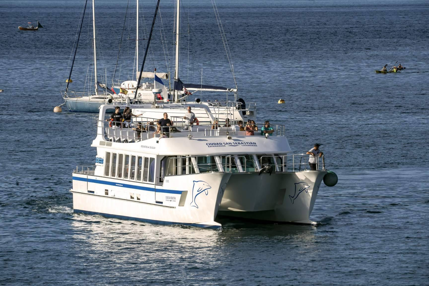 Turismo sostenible, Catamarán Finanzauto Ciudad San Sebastián concluye su primera temporada 0 emisiones