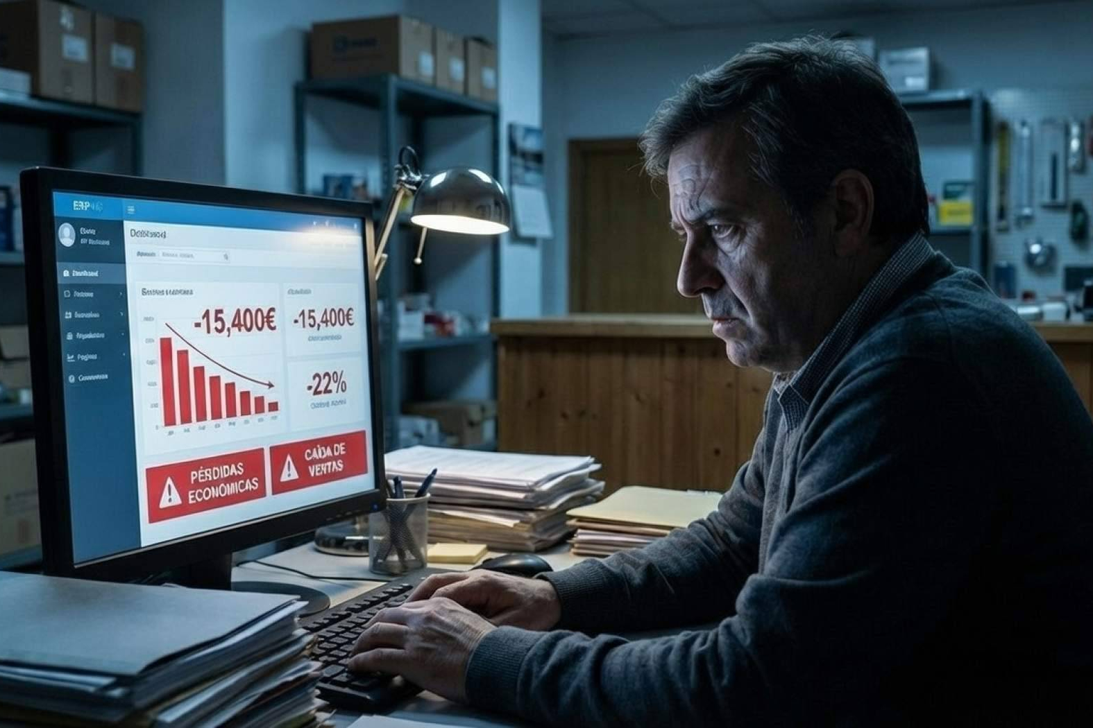 En España 405.000 PYMES no digitalizadas cerraron 2025 en pérdidas