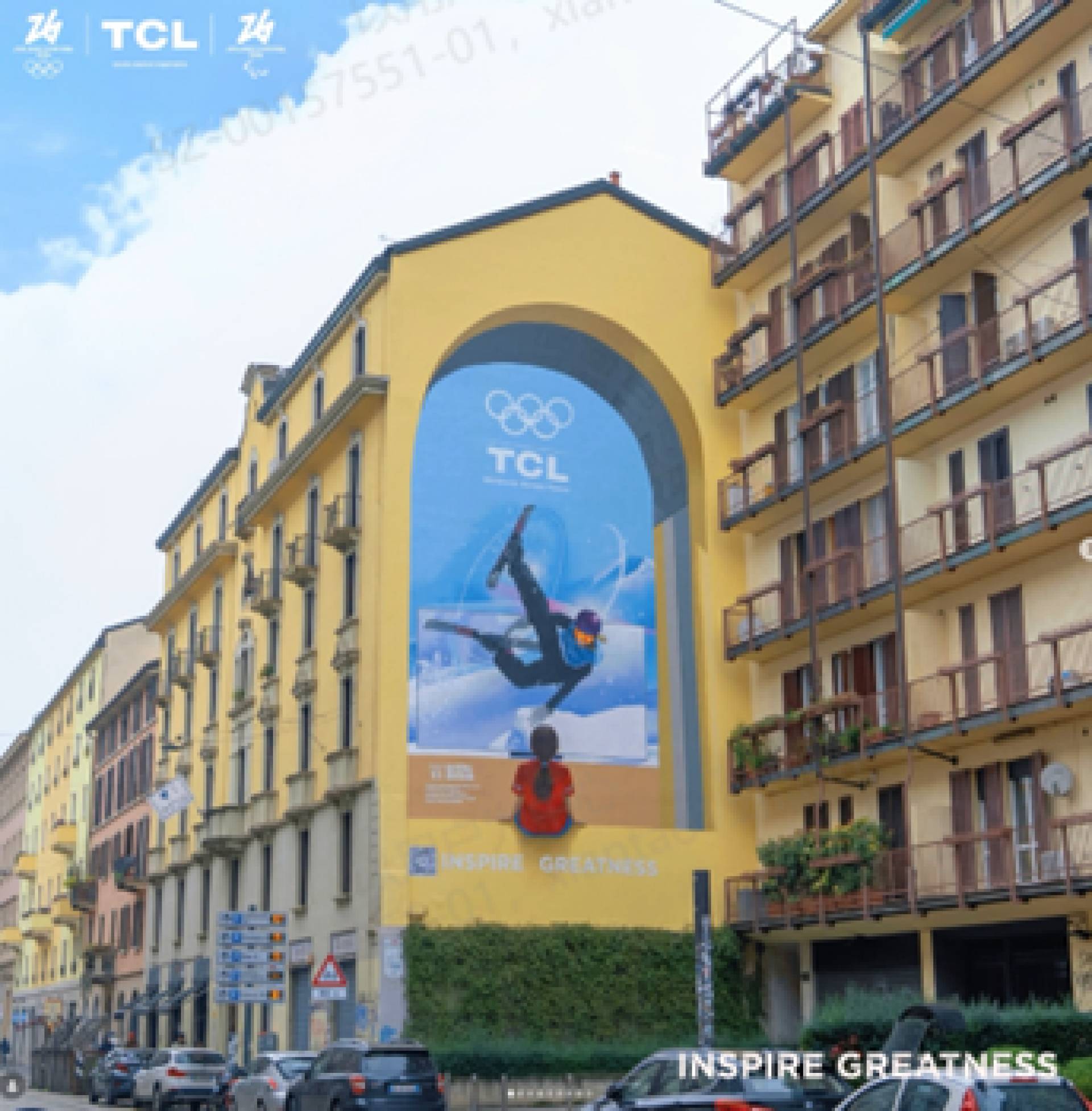 TCL lleva la inspiración a las calles de Italia con una campaña OOH y activaciones de marca inspiradas en los Juegos Olímpicos de Invierno