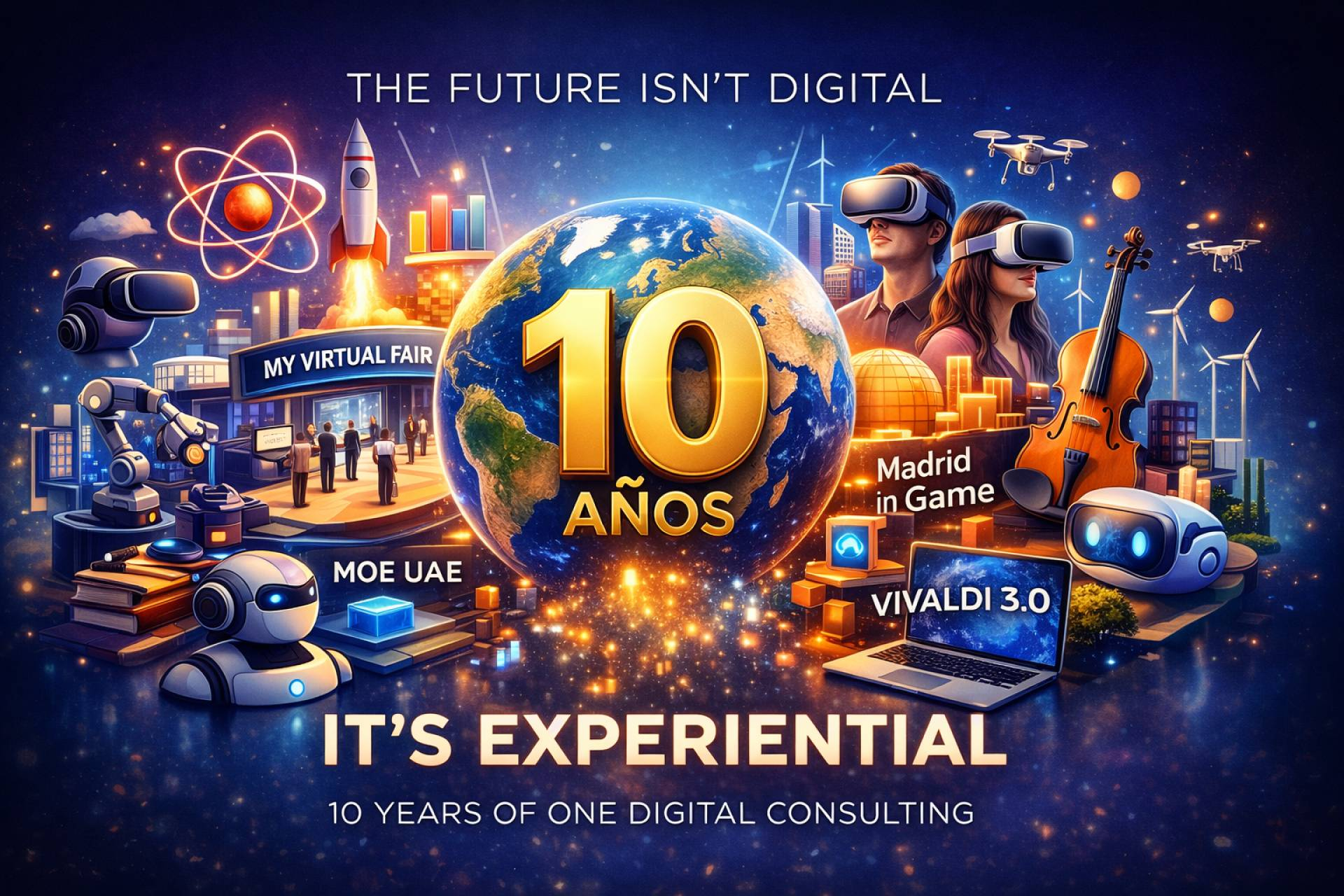 Diez años adelantándose al futuro; ONE consolida su liderazgo en XR, educación y experiencias inmersivas