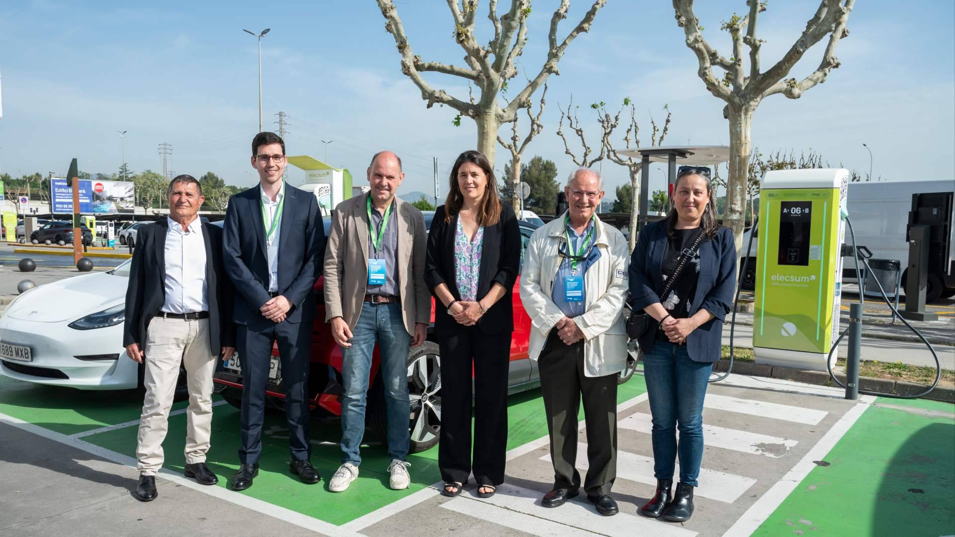 Elecsum e-mobility inaugura en Baricentro una gran estación de recarga eléctrica en Cataluña