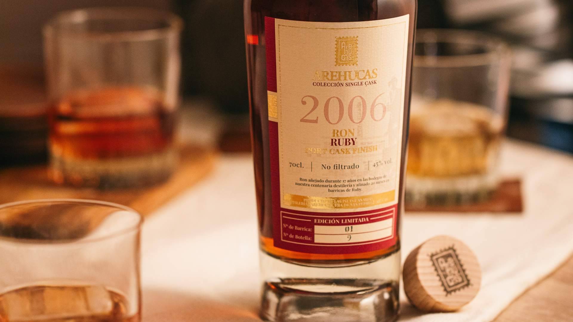 Arehucas presenta su nuevo Ruby Finish 2006, una edición limitada afinada en barricas de Ruby