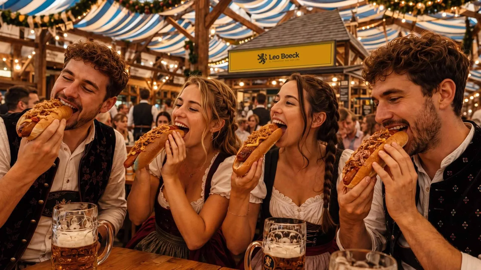El frankfurt que reúne a todos; el sabor más popular del Oktoberfest